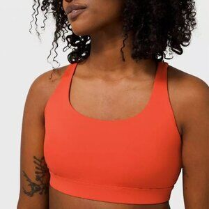 BNWT! Lululemon Energy Bra *Medium Support, B/C Cup Size 4 Brick